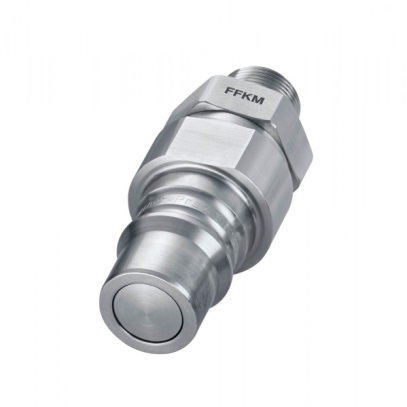 Муфта, нержавеющая сталь, с уплотнением из FFKM, 260°C, диаметр 9 мм, LT 5.26