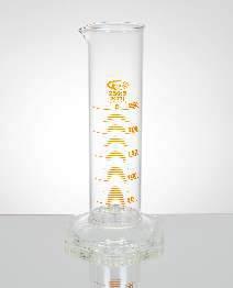 Цилиндр мерный, класс В, 25,0 мл, ц.д. 1,0 мл, БС, низкий, градуировка, шестиугольное основание, 2 шт./уп., Glasscolab, Индия