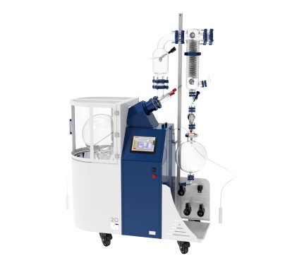 Испаритель роторный, до 20 л, непрерывная дистилляция, вертикальный холодильник, автоматический лифт, Strike 20 СRE, Wiggens