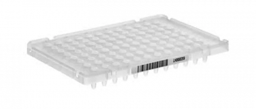 Планшеты для ПЦР, 96-лун., 0,1 мл, MicroAmp, со штрих-кодом, оптически прозрачные, 20 шт./уп., 200 шт./кор.