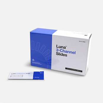 Слайд для автоматического счетчика клеток Luna-FX7, 3 канальный, Logos Biosystems