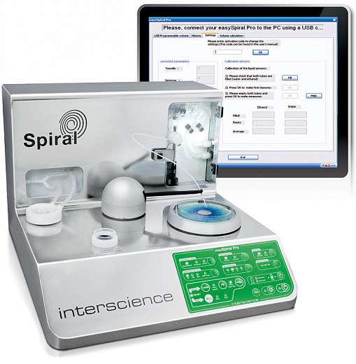 Устройство для спирального посева клеточной суспензии, диапазон 100 - 1х10⁷ КОЕ/мл, на чашки Петри 90, 150 мм, EasySpiral Pro Фото 2