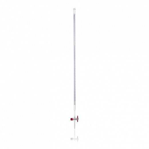 Бюретка 50 мл с одноходовым тефлоновым краном