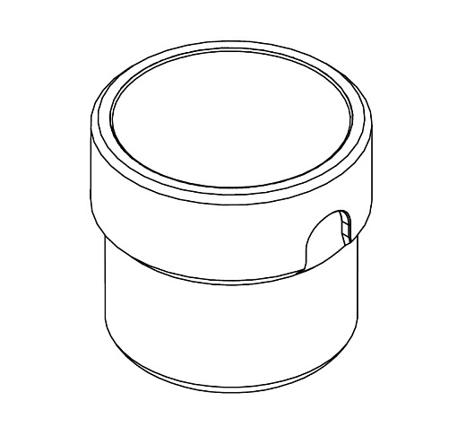 Стакан-бакет 750 мл, круглое дно, к ротору S750-4, B750, Hanil