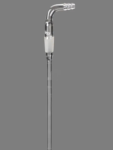 Адаптер конусный, стеклянный, со шланговым присоединением