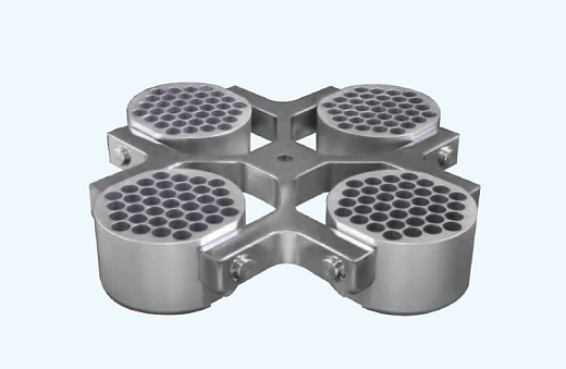 Адаптер для пробирок 5 мл круглое дно, на 37 мест каждый, максимально 148×5 мл в роторе 4×500 мл, круглый бакет, 4 шт., Shuke, Китай