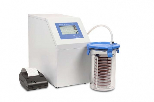 Анаэростат, 10 чашек Петри, 2,5 л, корпус из поликарбоната, адаптированный для работы со станцией для заполнения газовой смесью WJGS, Whitley Фото 2