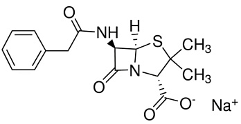 Пенициллин G натриевая соль, активность 1550 ед/мг, Servicebio