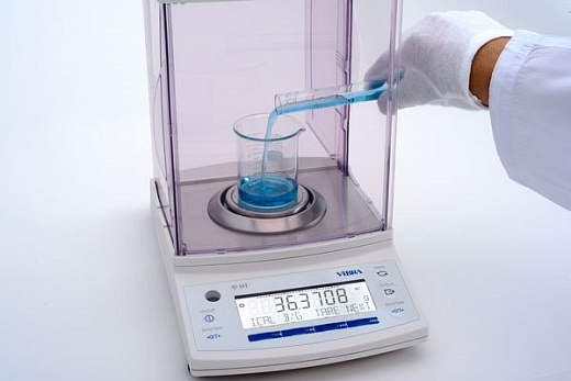 Весы аналитические, 120 г/0,1 мг, внешняя калибровка, с поверкой, HT-124CE Фото 2