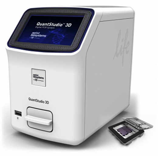 Система цифровой ПЦР на чипе QuantStudio 3D с амплификатором ProFlex, комплектом реагентов, два года гарантии Фото 1