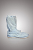 Бахилы для чистых помещений, укороченные, на твердой подошве из износостойкого листового материала, без молнии Фото 3