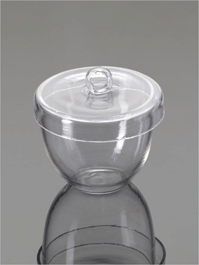 Тигель высокий, 100 мл, кварц, без крышки, 2 шт./уп., Glassco