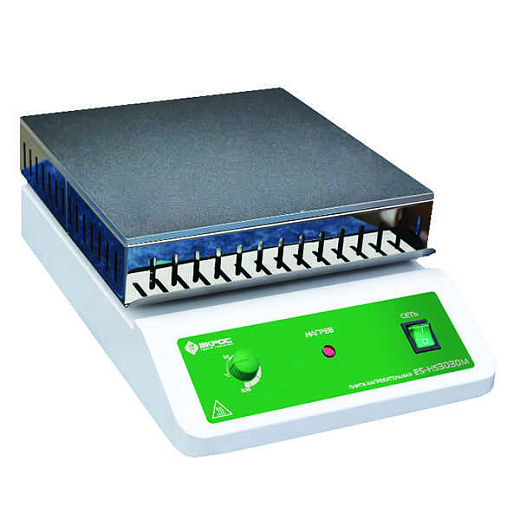 Плитка нагревательная  алюминий, 320 °С, платформа 350х450 мм, ES-HS3545М, Россия