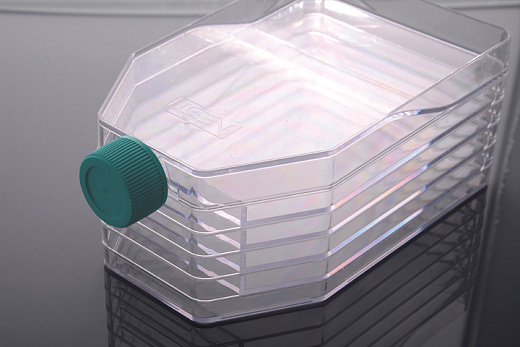 Флаконы культуральные 5-ти слойные, 870 см², полистирол, пов-ть ТС, глухая крышка, стерильные, 1 шт./уп., 8 шт./кор., Nest, Китай