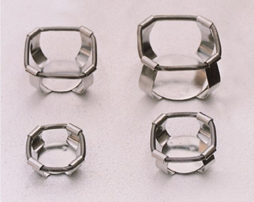 Зажимы для конических колб, нерж. сталь, с пружинным фиксатором (O Clamp), Labwit