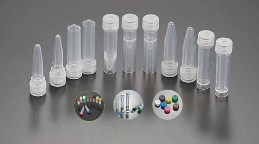 Криопробирки 1,5 мл, ПП, с юбкой, внешняя резьба, плоская крышка, матовое поле для маркировки, 50 шт./уп., 5000 шт./кор., Jet Biofil, Китай