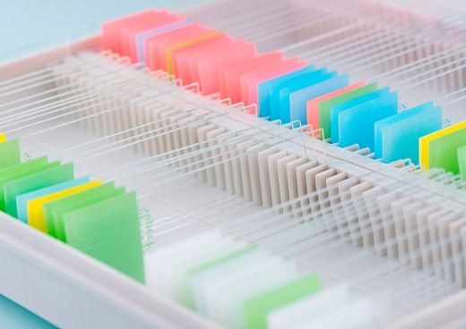 Стекло предметное, 26×76×1 мм, шлиф. кр. 90°, SuperFrost, оранжевое поле для маркировки, 50 шт/уп. Фото 2