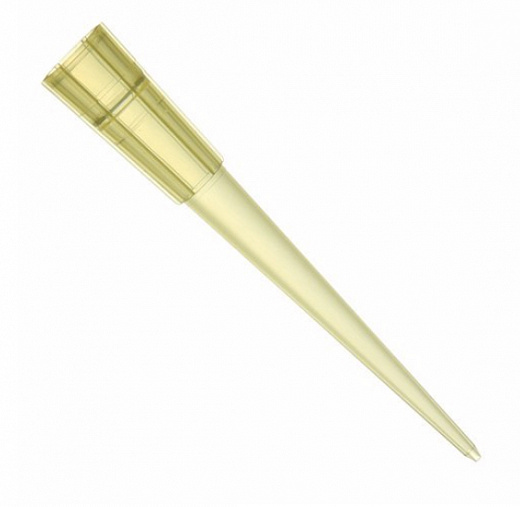 Наконечники до 200 мкл (от 1 мкл), нестерильные, апирогенные, без фильтра, с фаской, желтые, 1000 шт./уп., 20000 шт./кор.