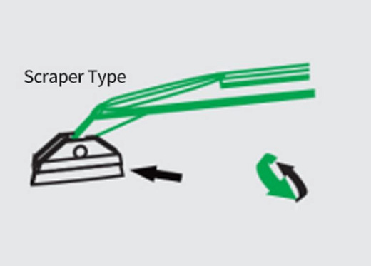 Скребок для клеток, лезвие 2 см, рукоятка 25 см, стерильный, ТПЭ/АБС, инд., упак., 100 шт./кор.