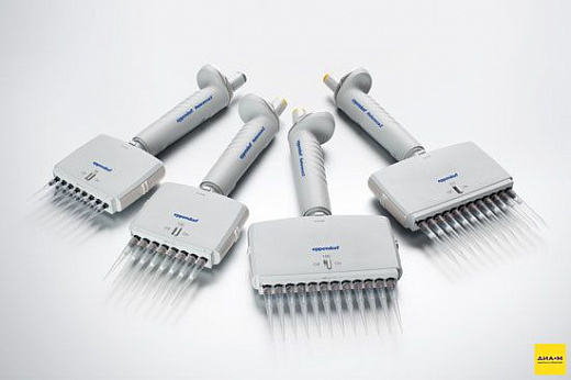 Автоматическая пипетка механическая 0,5–10 мкл, 8-канальная, Reference 2