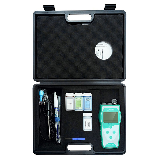 рН-метр, 0-14±0,01, портативный, электрод LabSen 831, PH231HF, серия 230, для кислотных растворов, с кейсом, Apera Instruments