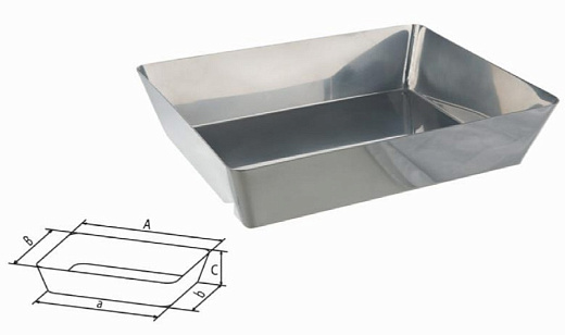 Лоток для хранения и стерилизации инструментов, нержавеющая сталь, Bochem
