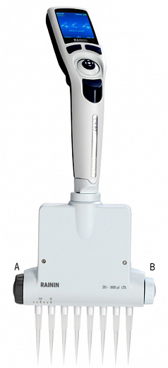 Автоматическая пипетка электронная 20-300 мкл, 6-канальная, с переменным расстоянием между наконечниками, EA6-300 XLS LTS Фото 2
