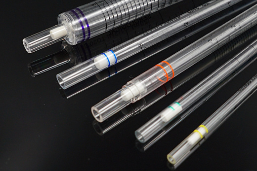 Пипетка 100 мл, серологическая, ПС, стерильная, индивидуально упакованная Фото 3