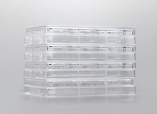 Штабелируемая конструкция культуральных планшет для экономии места