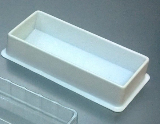 Ванночка для реагентов 60 мл, ПС, белая, Россия