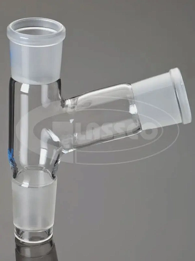 Адаптеры, с двумя горлышками, вертикальным и под углом 45°, Glassco