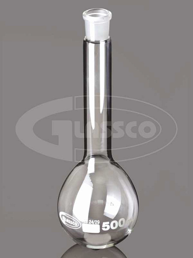 Колба Кьельдаля, со шлифом, ТС, 2 шт./уп., Glassco, Индия
