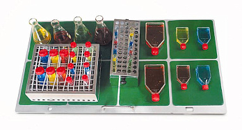 Липкий коврик подходит для любого типа емкостей с плоским дном
