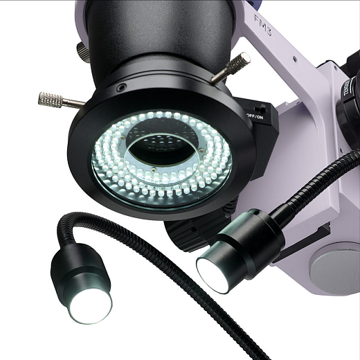 Микроскоп стерео, до 55х, по схеме Грену, Stereo 8BR, Magus (осветители)