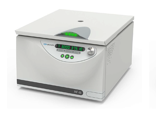 Центрифуга, до 12600 об/мин, 17800 g, 4×400 или 6×100 мл, без охлаждения, настольная, без ротора, MF48, Domel