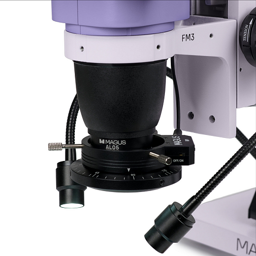 Микроскоп стерео, до 55х, по схеме Грену, Stereo 8TR, Magus