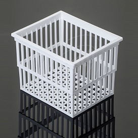 Корзина для пробирок, полипропилен, 400×400×100 мм, 6 шт./уп., Glassco
