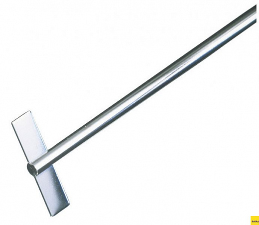 Перемешивающий элемент лопастной, 2 закрепленные лопасти, 12x50 мм, длина 400 мм, нержавеющая сталь, BR 11