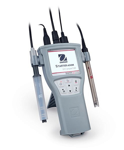 pH-метр/кондуктометр/иономер, -2-16±0,01, портативный, электрод ST320 и STCON3, ST400M-F, Ohaus