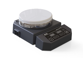 Мешалка магнитная, объём по воде 5 л, d платформы 135 мм, нагрев до 280 °С, 50-1500 об/мин, датчик PT1000, штатив, DMS5-280 package, DLab, Китай