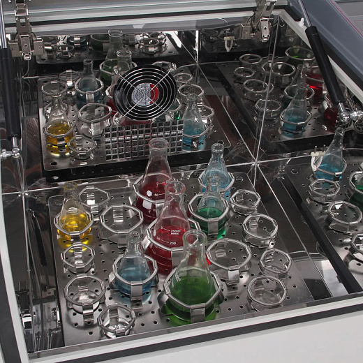 ZWYR-240, камера настольного шейкера-инкубатора с зажимами (не идут в комплекте)