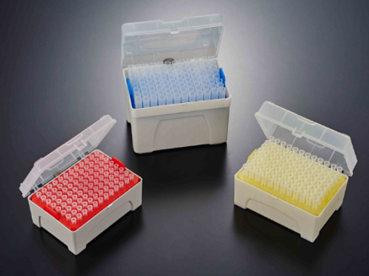 Наконечники до 1000 мкл, универсальные, удлиненные, low retention, без фильтра, прозрачные, Zerotip, 96 шт./штатив, 1920 шт./уп., Jet Biofil, Китай