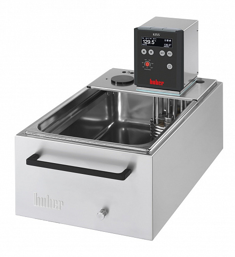 Термостат жидкостный, до +200°С, 20 л, открытая ванна из н/ж стали, внешняя и внутренняя циркуляция, KISS 220B