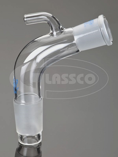 Аллонж изогнутый с отводом, Glassco