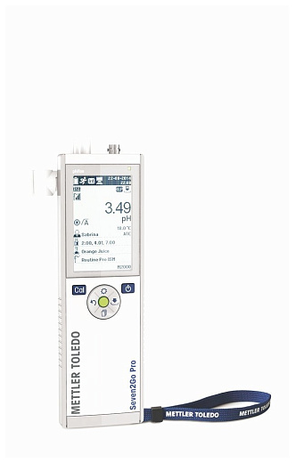 pH-метр/иономер, -2-20±0,001, электрод InLab Routine Pro-ISM, S8-Biotech, серия Seven2Go, Mettler Toledo