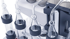 Прибор для кислотного гидролиза жиров, 6 мест, полуавтоматический, HydrolExH-506
