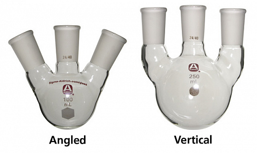 Колба трехгорлая, круглодонная, 50 мл, нестерильная, Merck (Sigma-Aldrich)