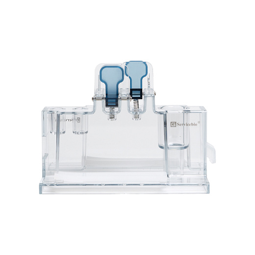 Стенд для заливки гелей, для заливки 2x гелей 83×73 мм, с 2-мя комплектами стекол и гребенок, Servicebio, Китай