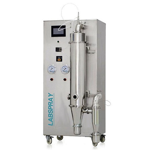 Сушилка распылительная, от 5 до 100 мкм, 4000 мл/ч, для органических растворов, SD-1800A, вид сбоку, Labfreez