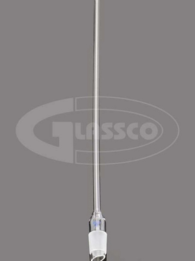 Холодильник воздушный с прямой трубкой, L 1000 мм, керн 24/29, муфта 24/29, Glassco